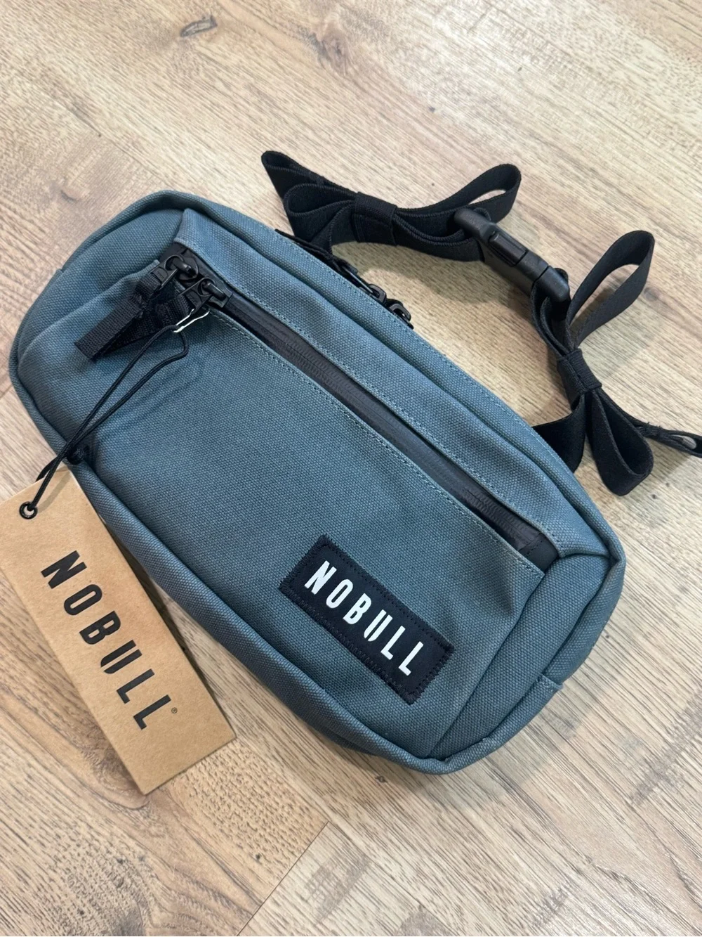 NOBULL Men's Olive Waist Pack in Dark Green